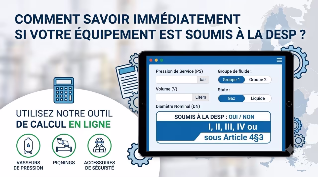 Comment savoir si un équipement est soumis à la DESP - CTP frigorifique et DESP